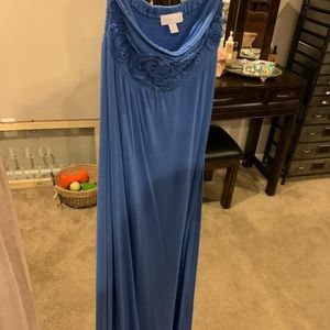 Blue maxi dress
